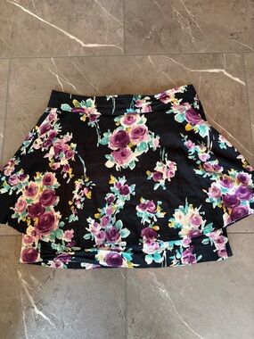 Vibrant Print Designer Skirt